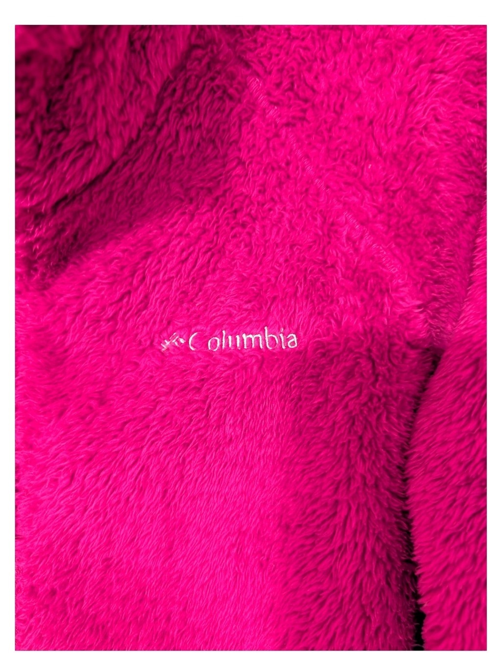 Women's Raspberry Teddy Jacket Contrast Panels - Picture 8 of 12